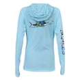 thumbnail image 1 of SCALES Fly Sail Pro Performance Womens Hoodie Light Blue, Medium, 1 of 3