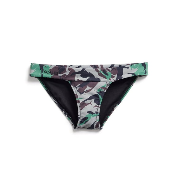 SCALES Frigate Camo Banded Bottom AC Tan Camo, XLarge Swimwear