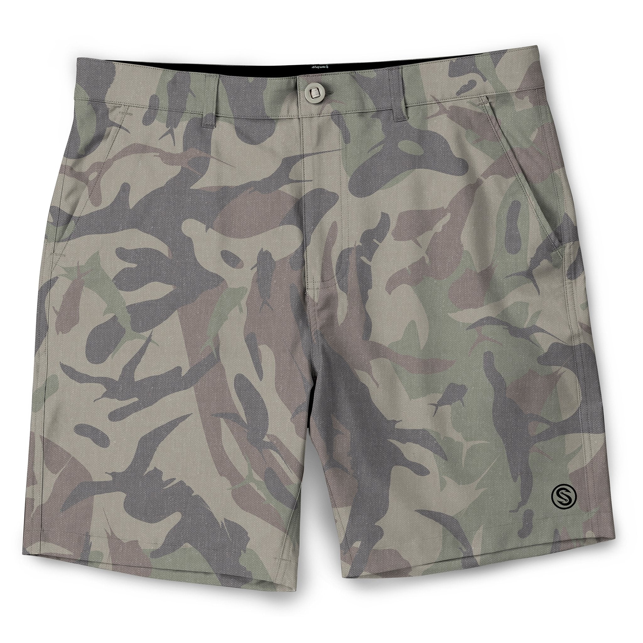 Fox Racing Men's Essex Camo 2.0 Walkshorts - Green Camo, 100% Cotton Cargo Shorts