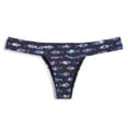 thumbnail image 1 of SCALES Girly Tuna Banded Bottom Navy, XLarge Swimwear, 1 of 2