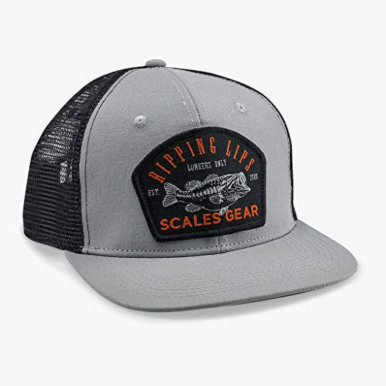 SCALES Lunkers Only Trucker Hat Grey Black Walmart