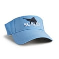 thumbnail image 1 of SCALES Marlin Club Visor Powder Blue Heather Hat, 1 of 4