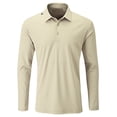 thumbnail image 1 of SCALES Offshore Core Long Polo Lemon Ice, Medium Full Sleeve, 1 of 4