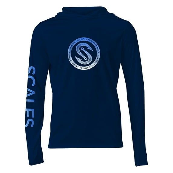 SCALES PRO Every Degree 2 Hooded Performance Navy, 3XLarge Hoodie