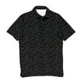 thumbnail image 1 of SCALES Palm Shade Short Sleeve Polo Black, Large, 1 of 3