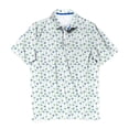 thumbnail image 1 of SCALES Palm Shade Short Sleeve Polo White, 3XLarge, 1 of 4