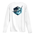 thumbnail image 1 of SCALES Paradise Sail Long Sleeve Performance Shirt White, 3XLarge, 1 of 4