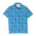 thumbnail image 1 of SCALES Sporty Short Sleeve Polo Powder Blue, 3XLarge, 1 of 3