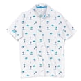 thumbnail image 1 of SCALES Surf & Slay Short Sleeve Polo White, 2XLarge, 1 of 6
