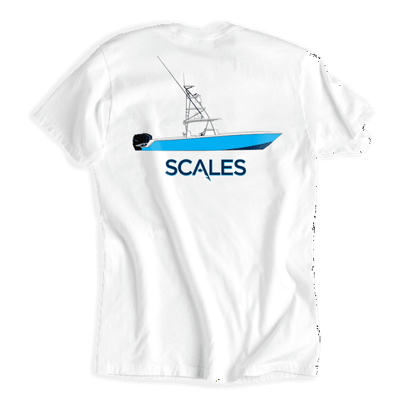 SCALES Team Premium Short Sleeve Tee White, Small