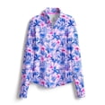 thumbnail image 1 of SCALES The Flamingo Womens Long Sleeve Quarter-Zip Light Pink, XSmall, 1 of 5