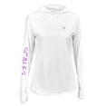 thumbnail image 1 of SCALES Tide Dye Flyer Womens Hooded Performance Shirt White, XLarge Hoodie, 1 of 7