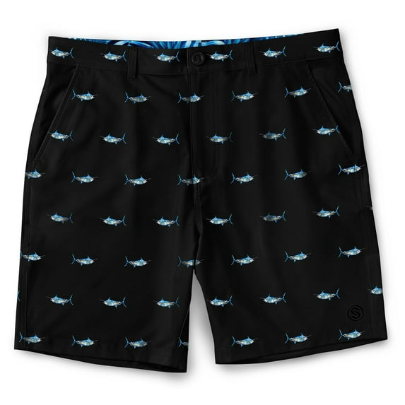 SCALES Tropical Marlin Walkshorts Black, 35