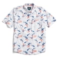 thumbnail image 1 of SCALES Tropical Slam Short Sleeve Button Down White, Medium Buttondown Shirt, 1 of 3