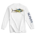 thumbnail image 1 of SCALES Tropical Tuna Long Sleeve White, XLarge, 1 of 1