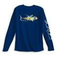 thumbnail image 1 of SCALES Tropical Tuna Performance Navy, Small Long Sleeve, 1 of 3