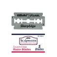 thumbnail image 1 of SCALPMASTER Barber Shaving Razor Double Edge Blades 5pcs SR-SC-BL5, 1 of 1