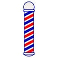 thumbnail image 1 of SCALPMASTER Striped Barber Pole Cling Window Decal Sticker BK-SC-9015, 1 of 2