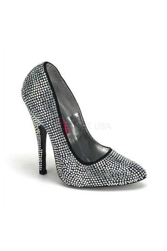 SCANDAL-620R, 5 1/2" Spike Heel Rhinestone Pump Shoes