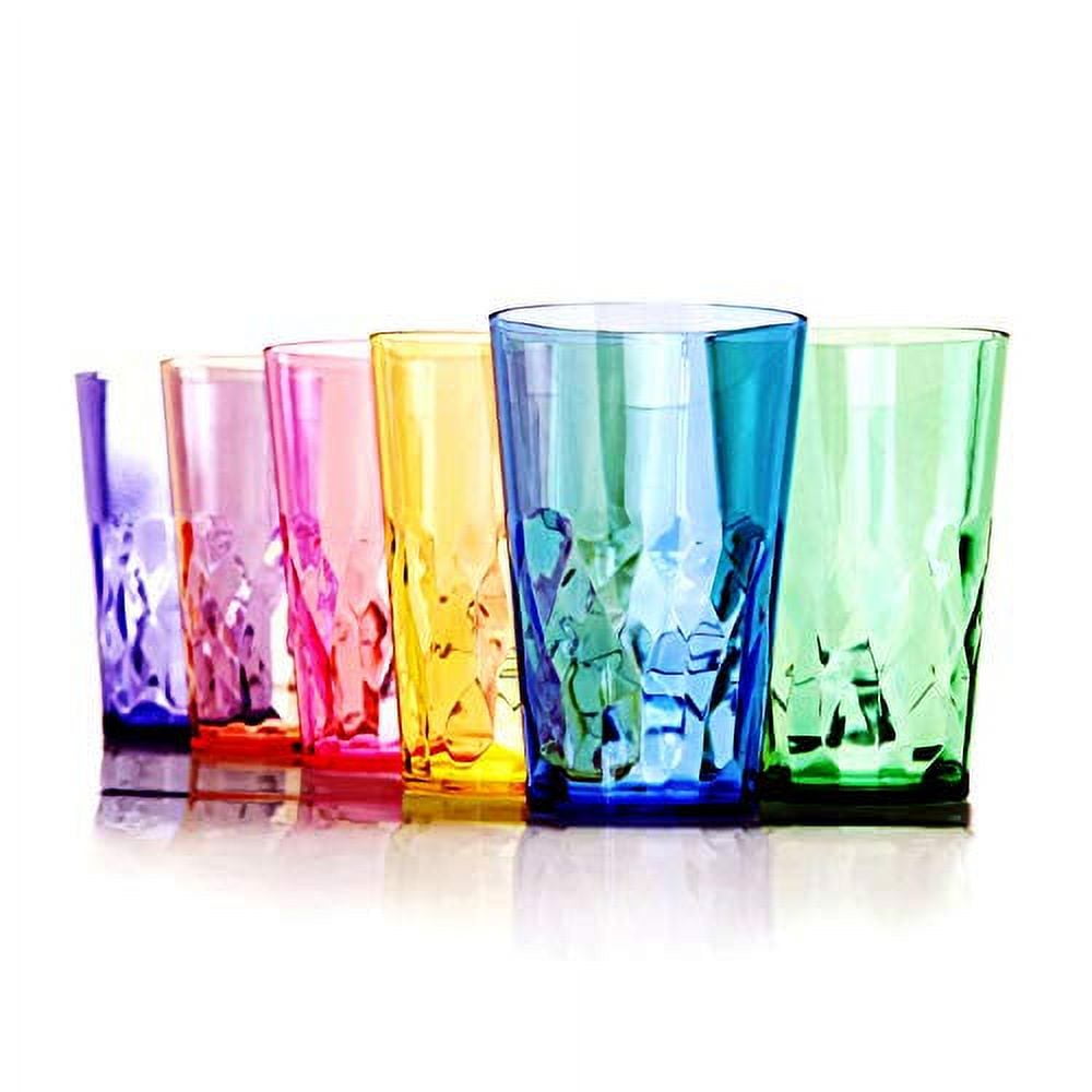 Set of 12 water glasses, stackable, unbreakable, Sailor Soul Marine B