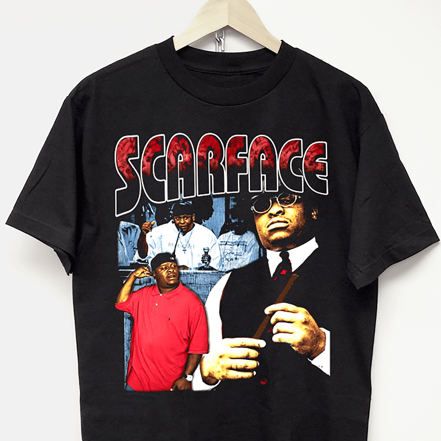 90s/SCARFACE CLOTHING//Tシャツ/M/コットン/WHT//