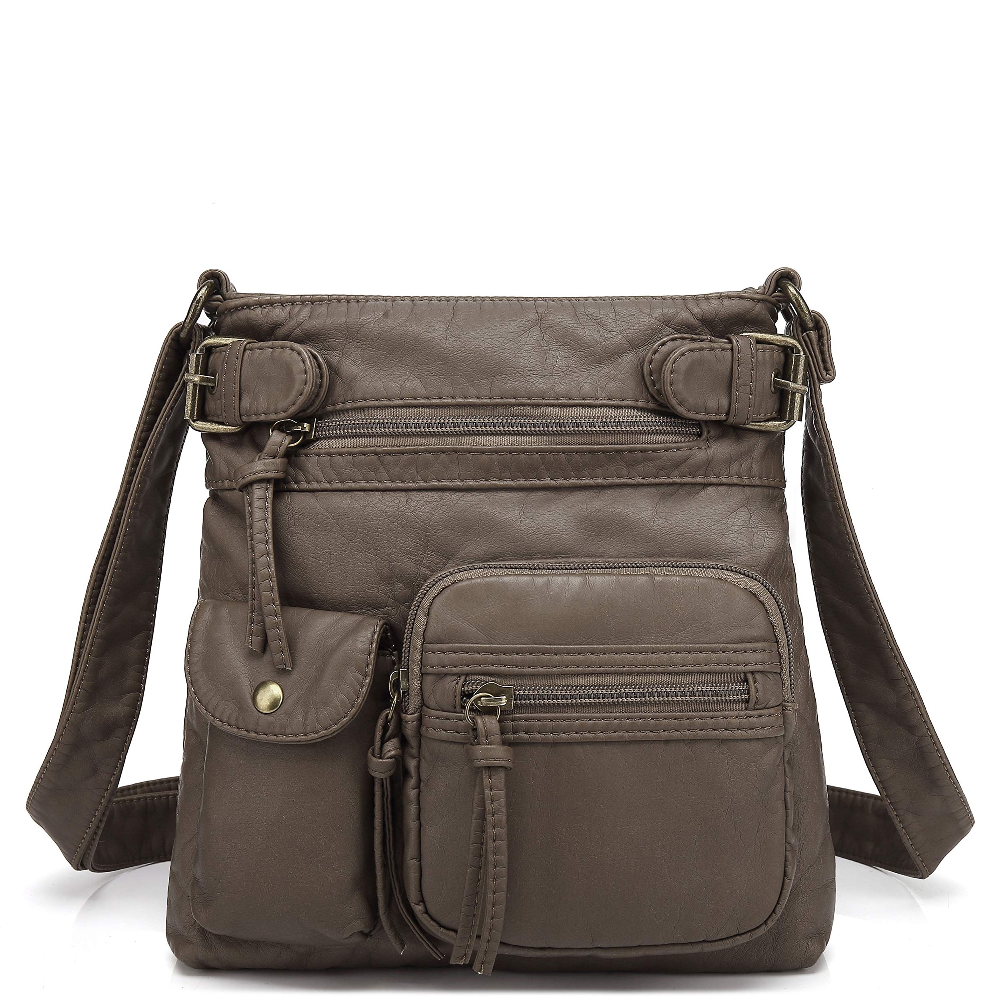 SCARLETON Multi Pocket Purses for Women Crossbody Bag H1833