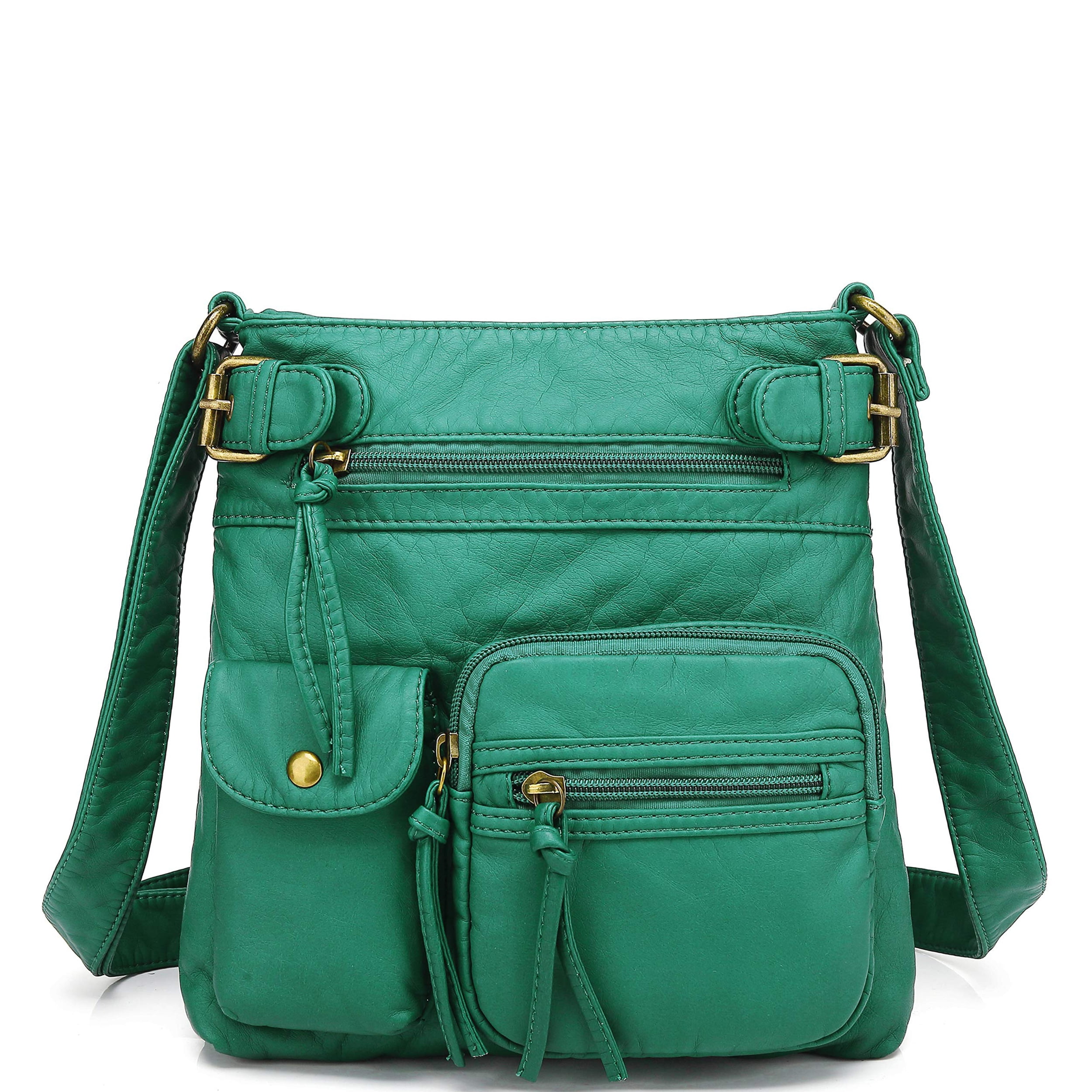 Ultra Soft Multi Pocket Crossbody Handbag H1833 – Scarleton
