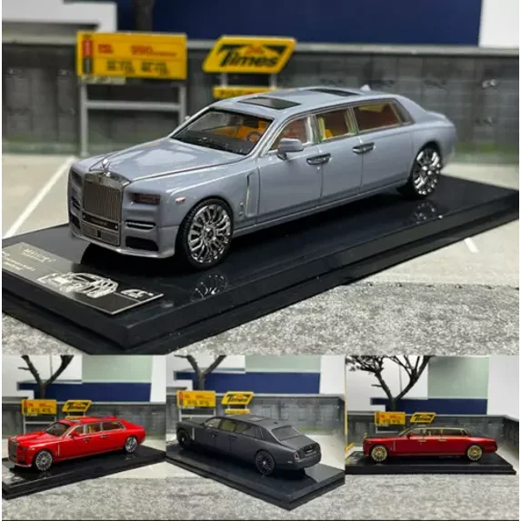 Dronehint.com SCART 1/64 Rolls-Royce Phantom Extended Alloy Diecast Car Model Collection