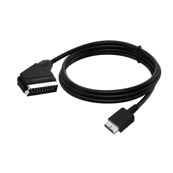 SCART RGBs Video Sound AV Cable For PS1 2 3 Gaming Consoles 180cm