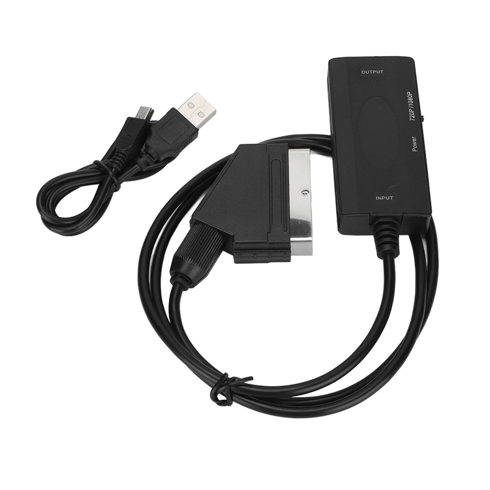 SCART To HD Multimedia Interface Converter Full HD 720P 1080P Video Scart to hd multimedia interface converter full hd 720p 1080p video