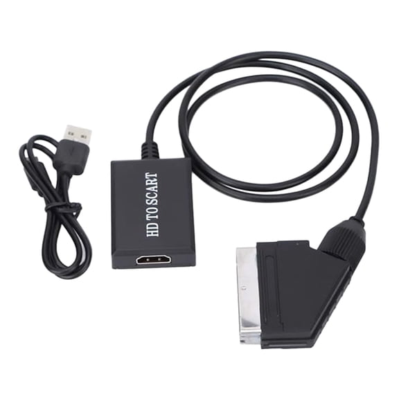SCART to HDMIs Converters for CRT TV Disc Game Consoles for Better Video Audios