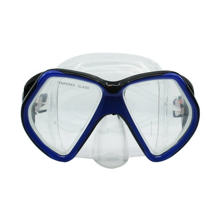 SCAUP AQUADUX Recreational Diving Mask - Snorkeling Goggles with Tempered Glass Lenses for Adults