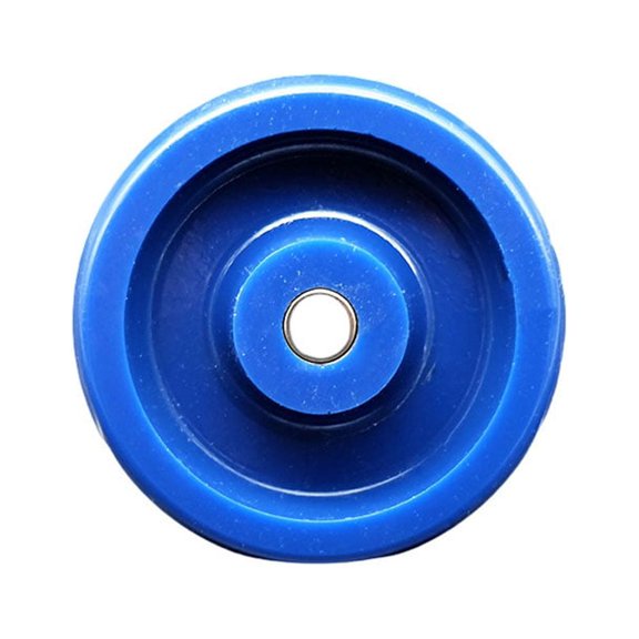 SCC - 4" Solid Polyurethane Wheel Only - 3/8" Bore - 400 lbs Capacity
