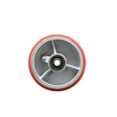 thumbnail image 2 of Service Caster SCC-6 Red Poly On Cast Iron Wheel – 6x2, 1/2" Bore, 1200 Lb Capacity 2 of 6