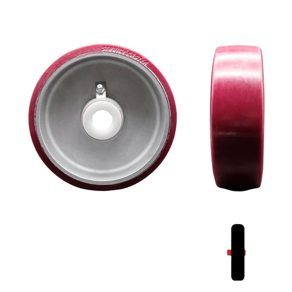 SCC–6” Poly on Alum Wheel – Replacement for Cheney Vertical Platform Lift Roller