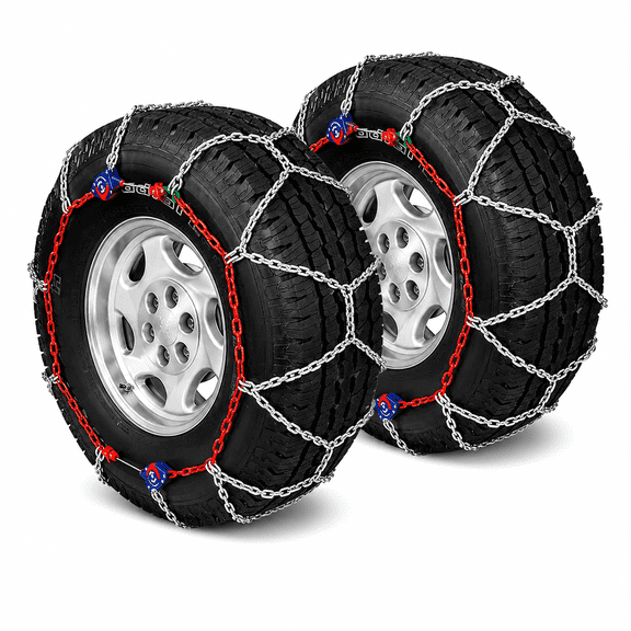 SCC Peerless 0232105 Auto-Trac Light Truck/SUV Tire Traction Chains, Self-Tightening, Diamond Pattern, 2 Count
