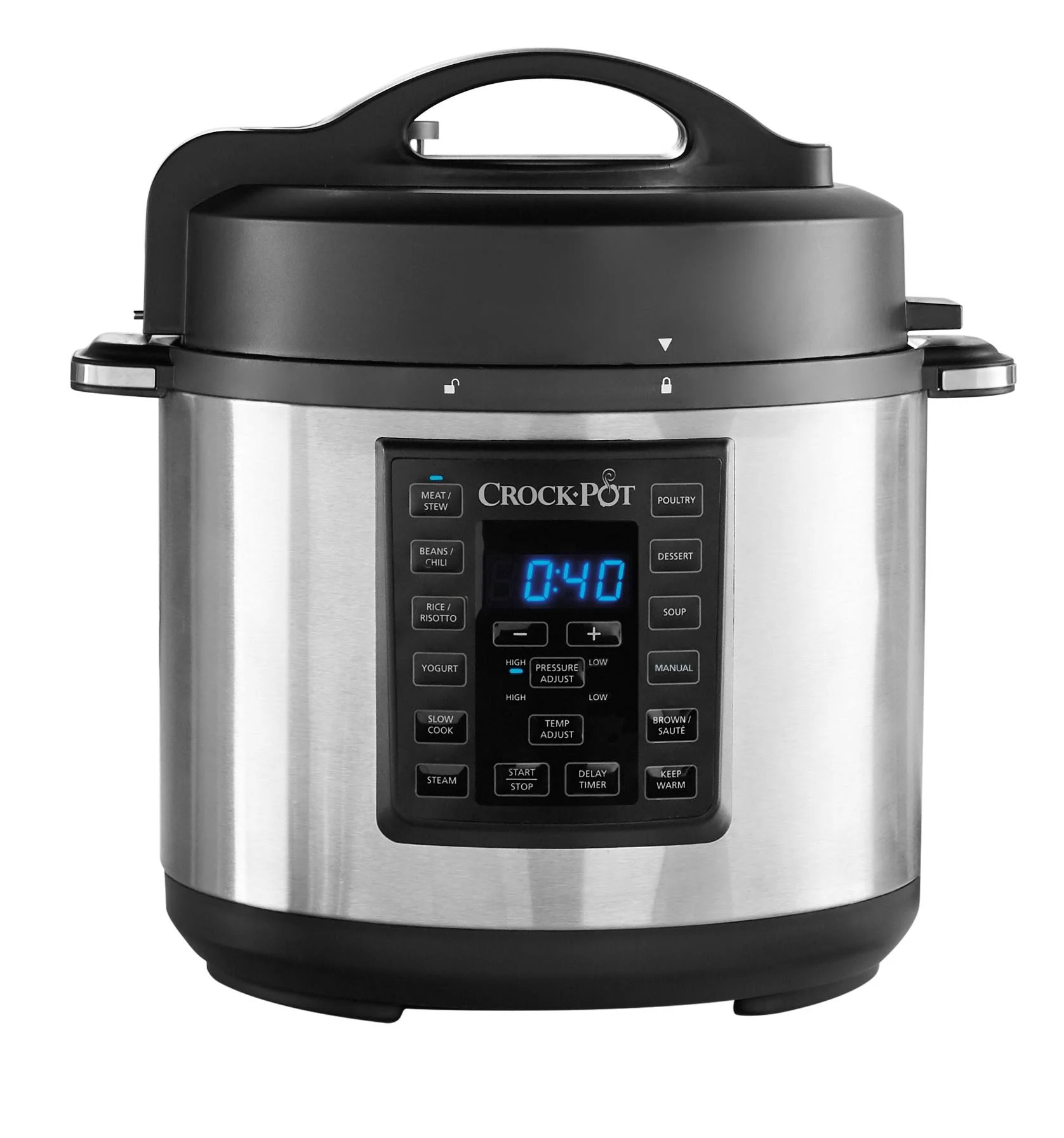 Crockpot Express 6-Qt Oval Max Pressure Cooker, Stainless Steel - Yahoo  Shopping