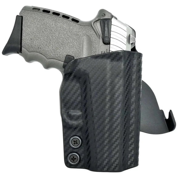 SCCY CPX2 Paddle Holster Carbon Fiber Black / Left Hand by Rounded Gear