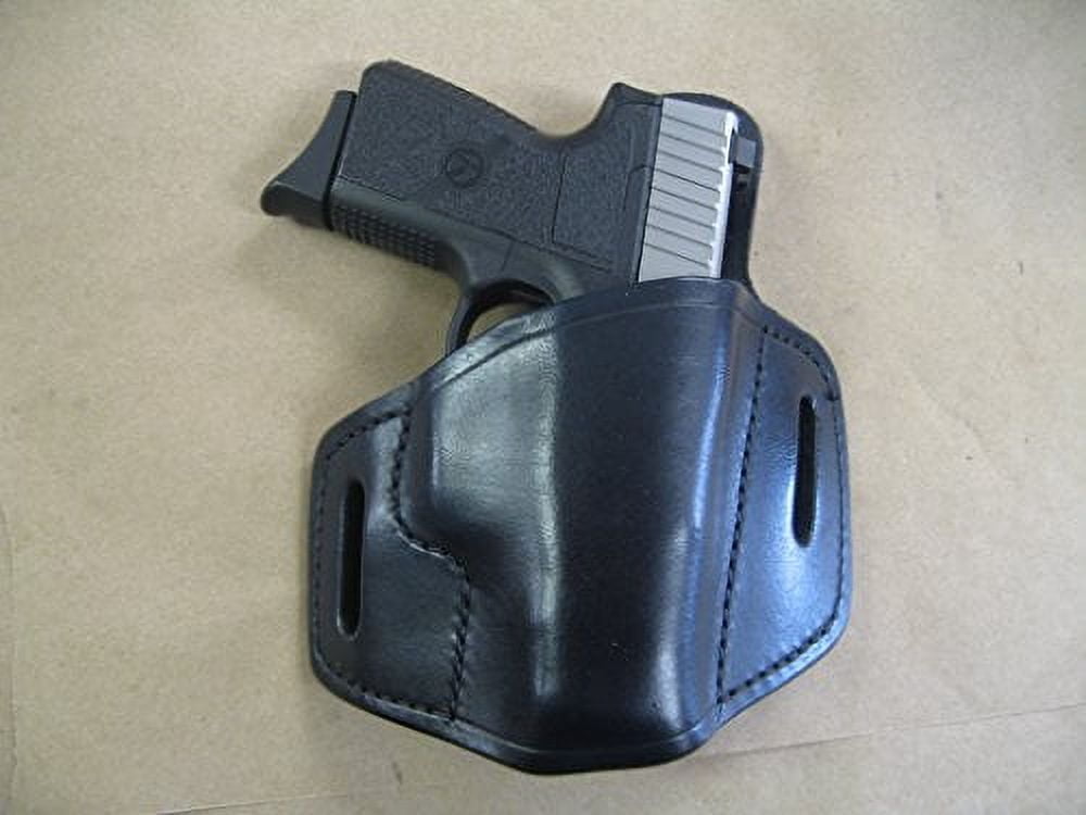 SCCY Leather 2 Slot Molded Pancake Belt Holster - Black