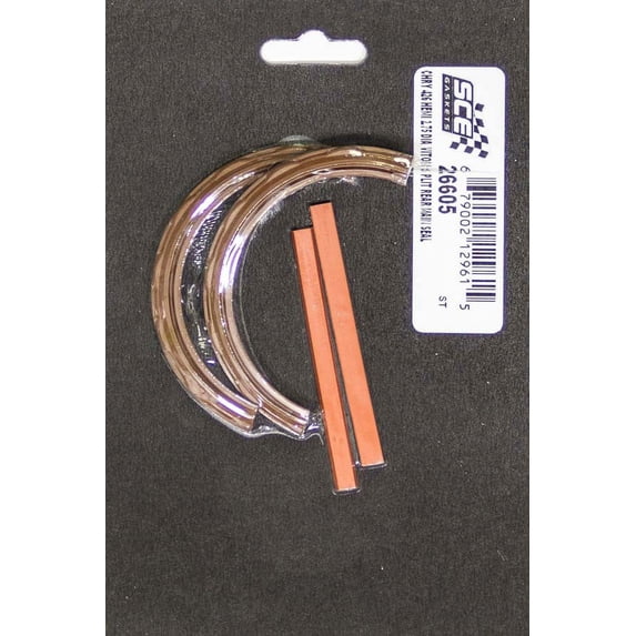 SCE Gaskets 26605 AccuSeal Rear Main Seal - 2 Piece - Synthetic Rubber - Each