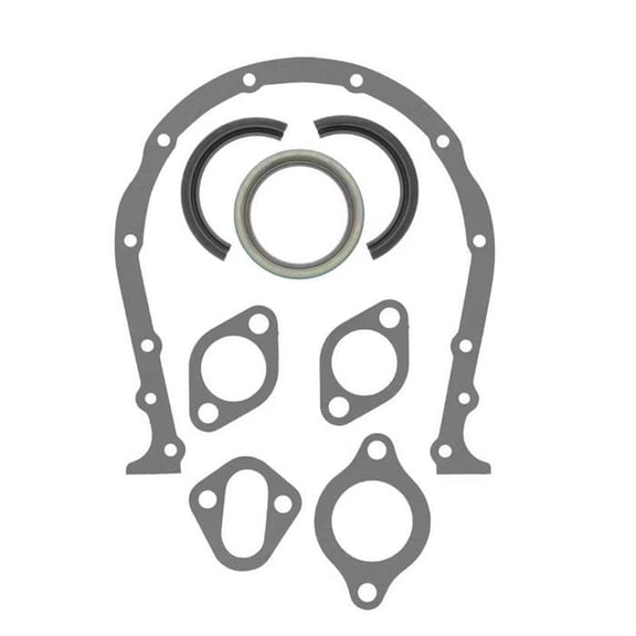SCE Gaskets 41104 S/B Chevy Short Block Gasket Set, 1970-76 2 Pc