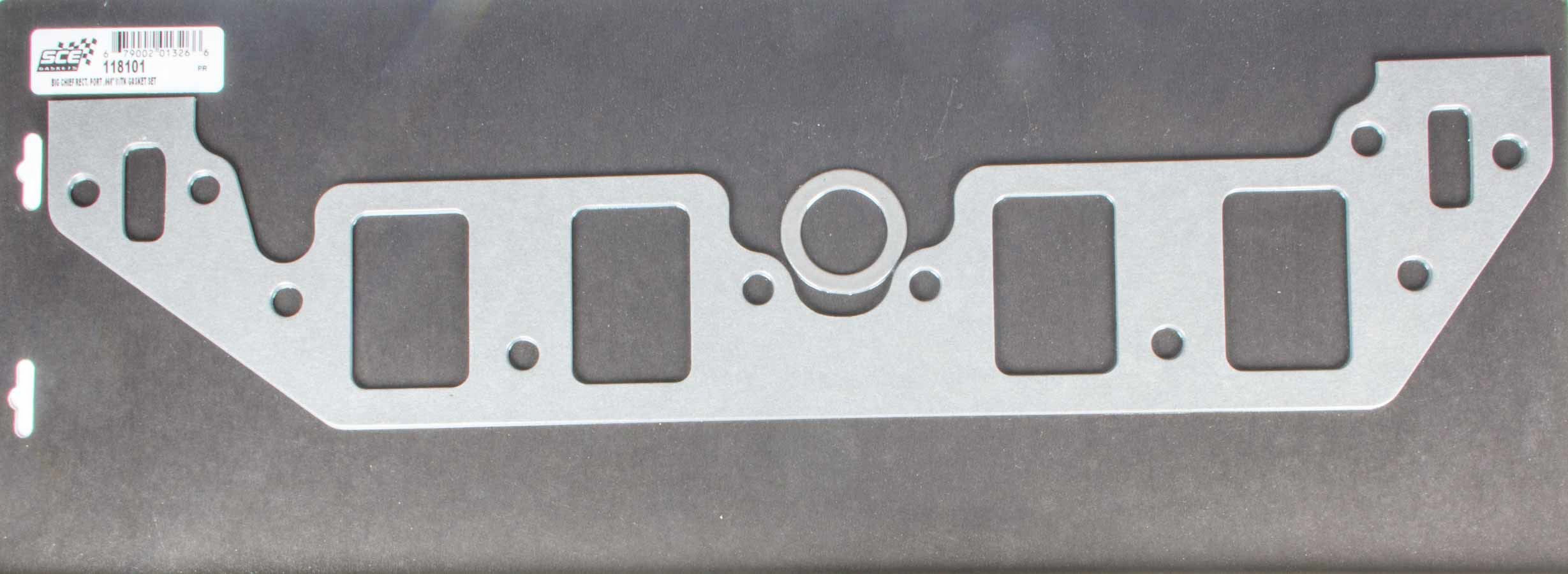 SCE Gaskets SCE118101 0.06 in. Thick Big Chief Intake Gasket for Big