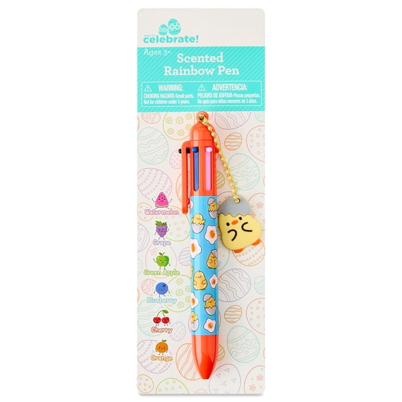 Scented Rainbow Pen with Chick Charm, Multicolor, Easter by Way To Celebrate