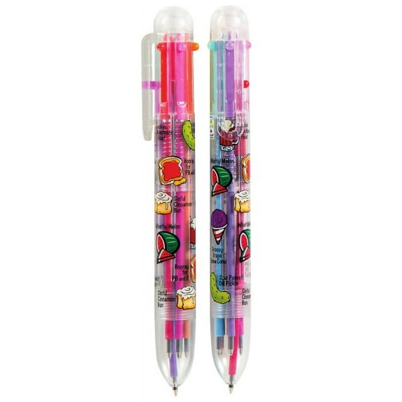 SCENT SCENTED 6-COLOR PEN in One Pen (2x pcs)