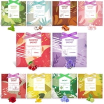 SCENTORINI Assorted Scented Sachets, 10 Packs Fragrance Packets Perfume Sachets for Wardrobe, Drawer, Closet