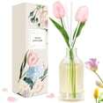 thumbnail image 1 of SCENTORINI Flower Reed Diffuser, 6.76 fl oz(200ml) -Tulip Scent Oil Diffuser with Sticks, Long Lasting Fragrance for Bathroom Accessories Shelf Decor, 1 of 7