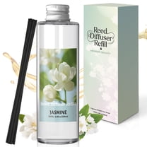 SCENTORINI Reed Diffuser Refill, 200ml/6.8 fl oz, Jasmine Scented Essential Oil for Home