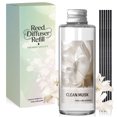 thumbnail image 1 of SCENTORINI Clean Musk Reed Diffuser Refill 200ml with Sticks, Long Lasting Fragrance Reed Oil Diffuser, Scented Air Freshener for Home, Bathroom & Office, 1 of 7
