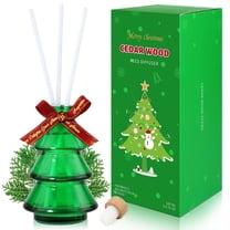 SCENTORINI Cedar Tree Reed Diffuser, Cedar Scent Essential Oil, 3.5fl oz/100ml Home Fragrance Diffuser for Winter Decorations