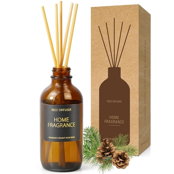 SCENTORINI Reed Diffuser Set, Pine Needle Fragrance Oil Diffuser, Room Fresheners for Home Decor, 3.5 fl oz